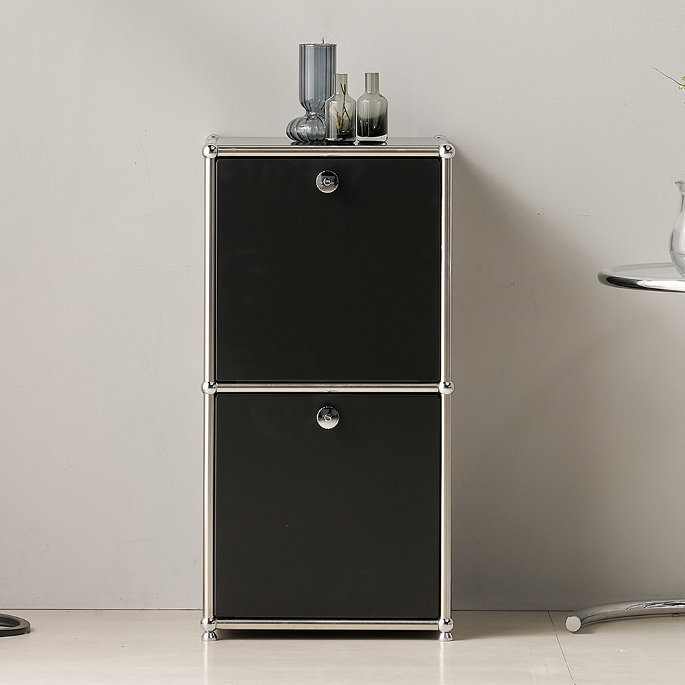 파스코 모듈 2단400수납장2도어 YJ-P831