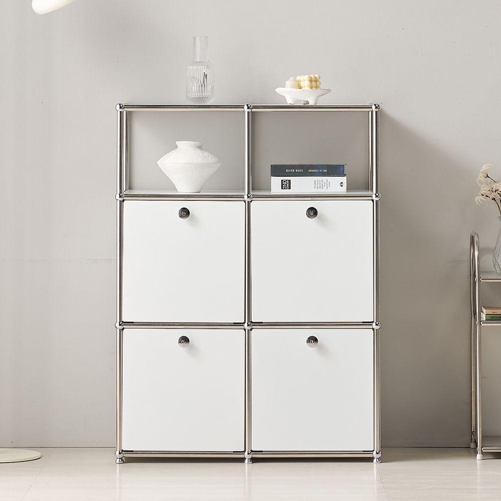 파스코 모듈 3단771수납장4도어 YJ-P835