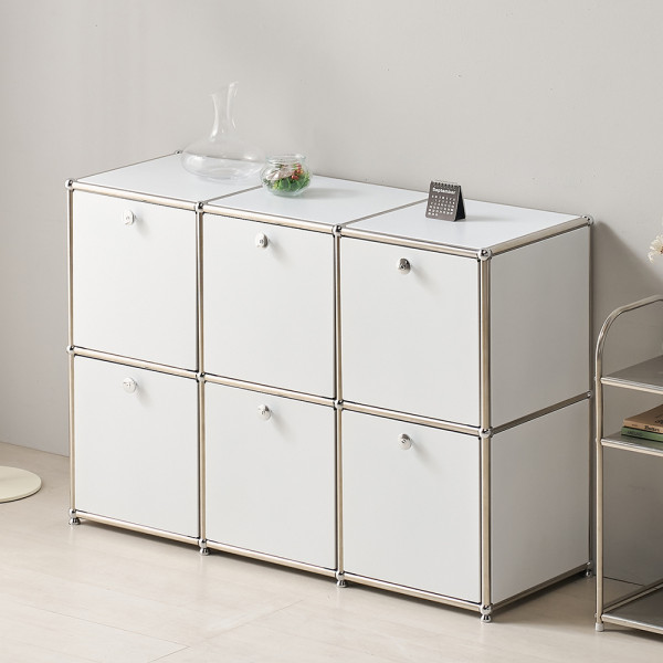 파스코 모듈 2단1135수납장6도어 YJ-P838