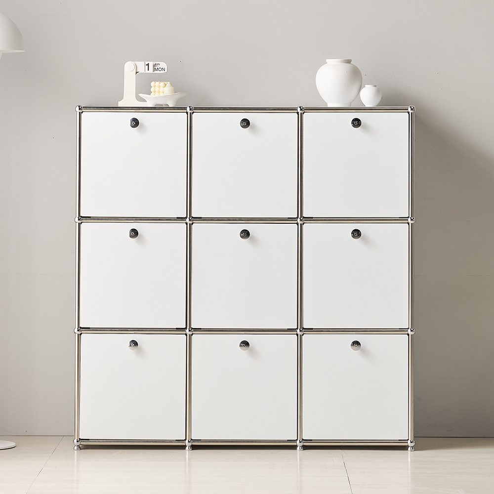 파스코 모듈 3단1135수납장9도어 YJ-P839