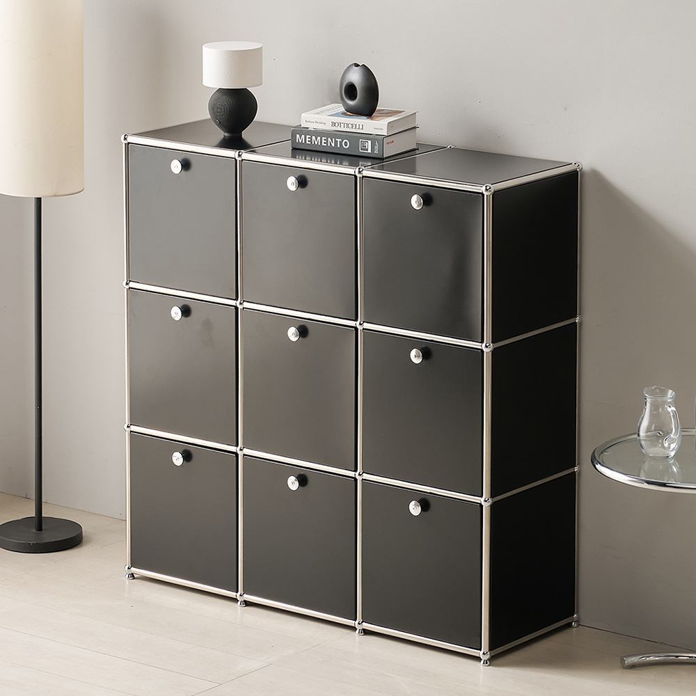 파스코 모듈 3단1135수납장9도어 YJ-P839