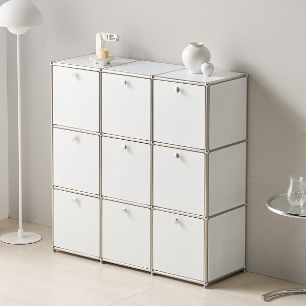 파스코 모듈 3단1135수납장9도어 YJ-P839