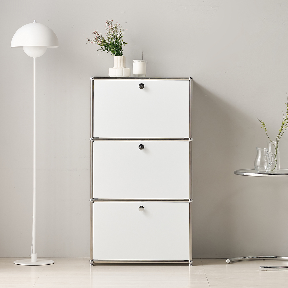 파스코 모듈 3단630수납장3도어 YJ-P842