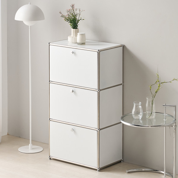 파스코 모듈 3단630수납장3도어 YJ-P842