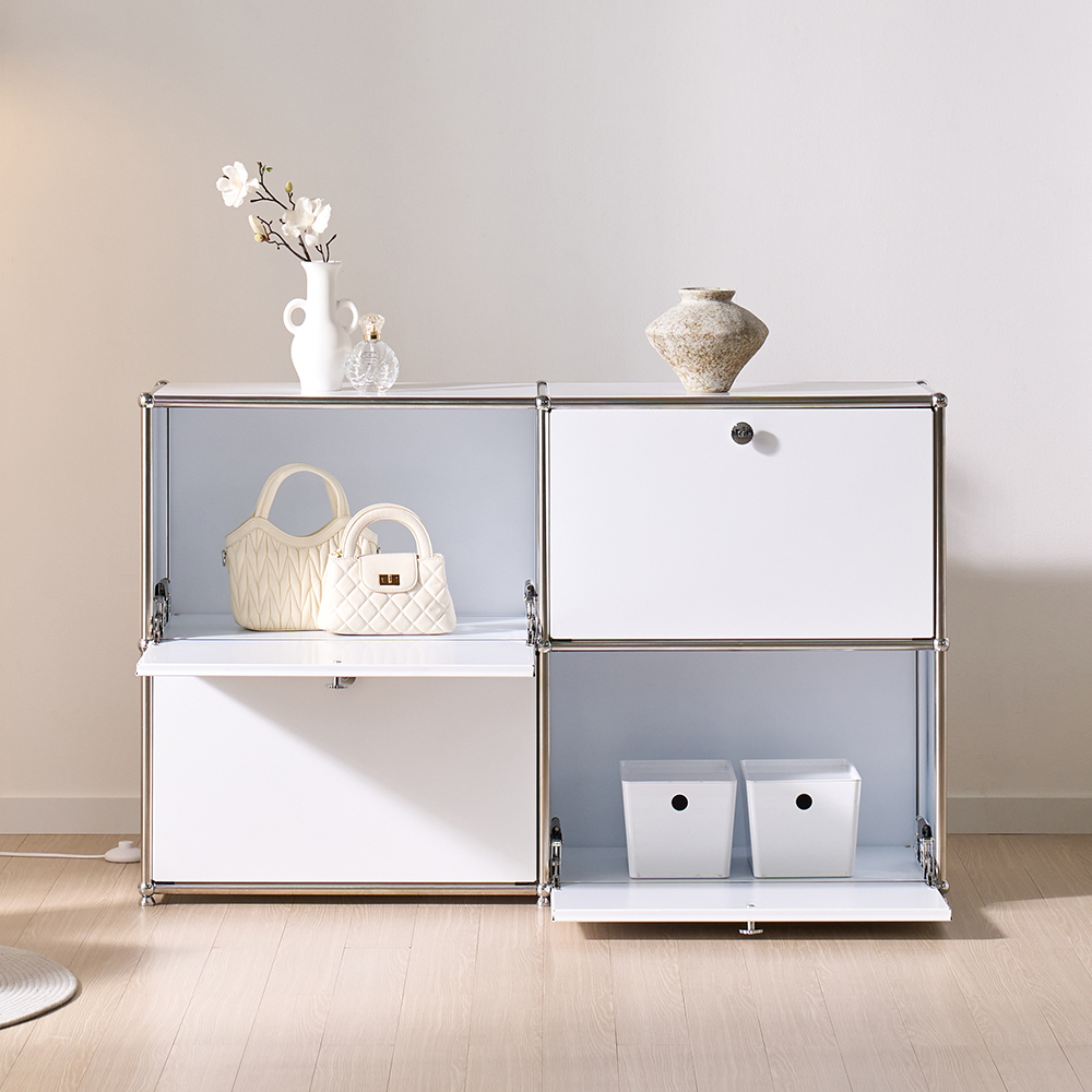 파스코 모듈 2단1230수납장4도어 YJ-P843