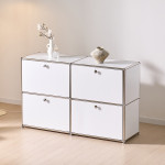 파스코 모듈 2단1230수납장4도어 YJ-P843