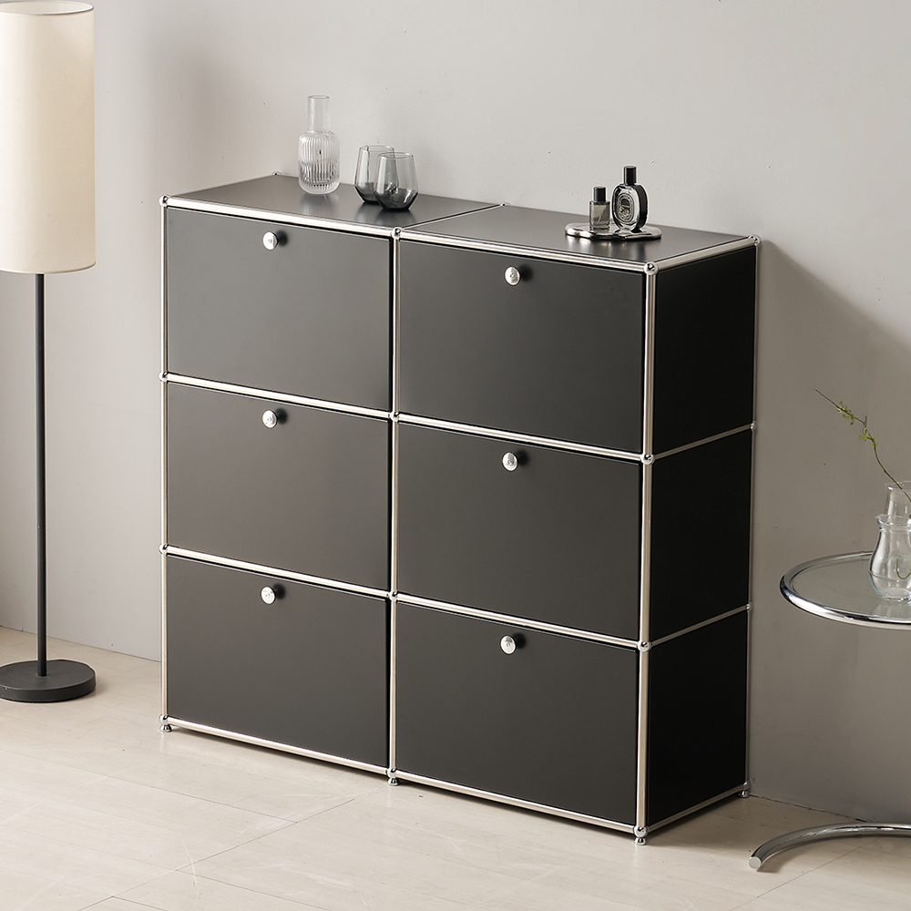 파스코 모듈 3단1230수납장6도어 YJ-P844