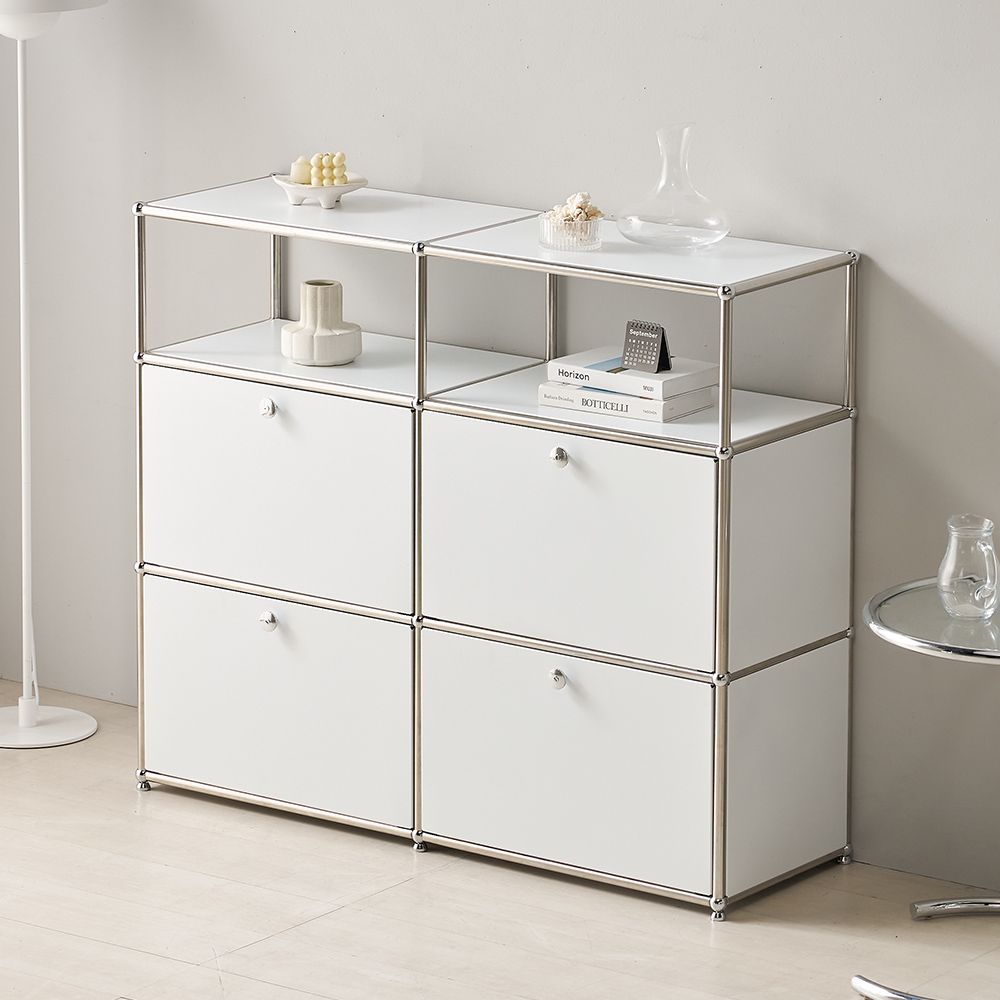 파스코 모듈 3단1230수납장4도어 YJ-P845