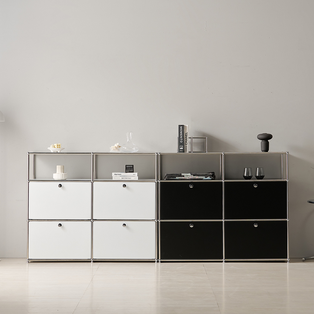 파스코 모듈 3단1230수납장4도어 YJ-P845