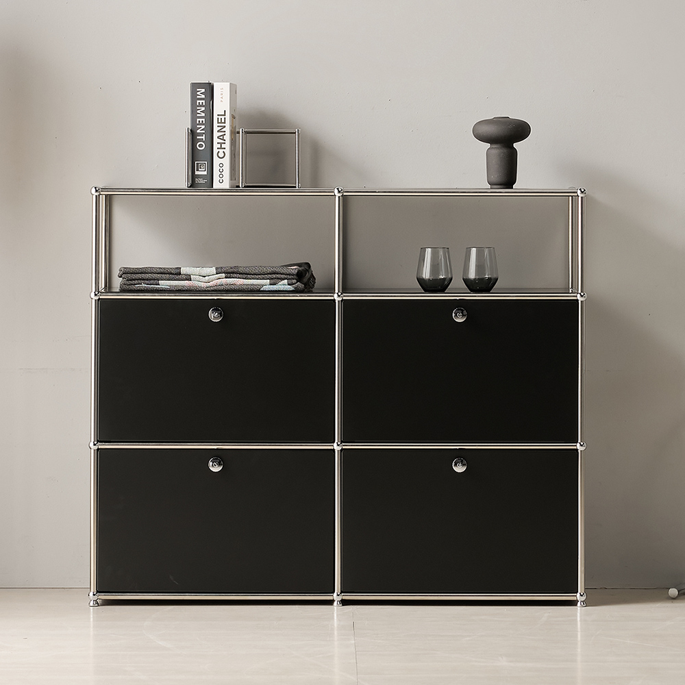 파스코 모듈 3단1230수납장4도어 YJ-P845