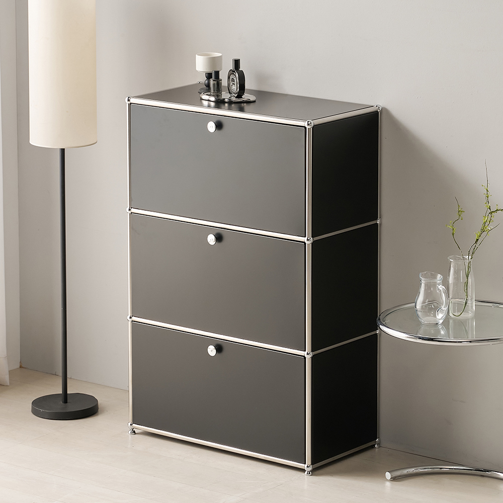 파스코 모듈 3단770수납장3도어 YJ-P862