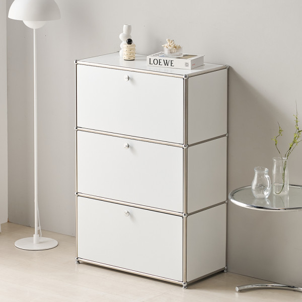 파스코 모듈 3단770수납장3도어 YJ-P862