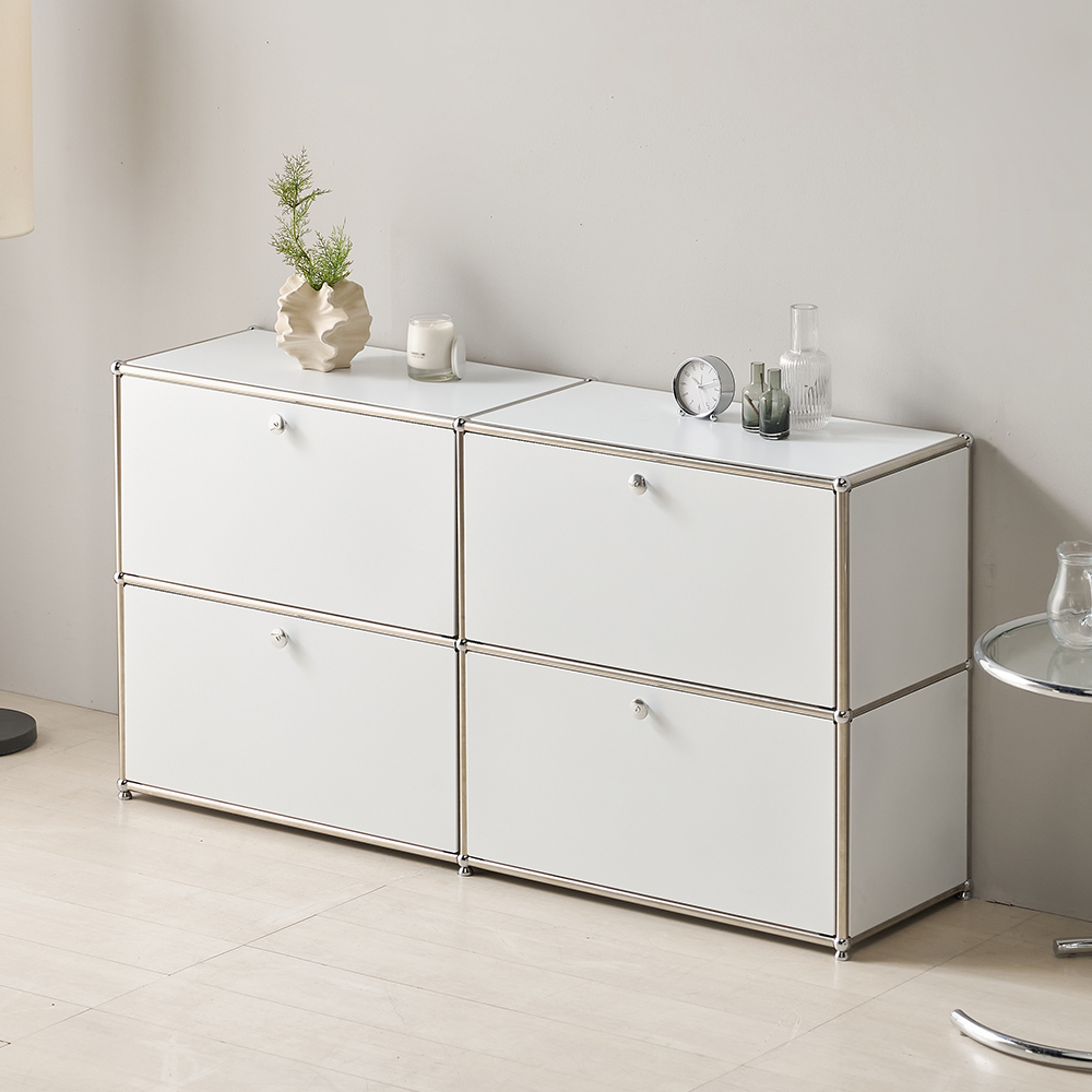 파스코 모듈 2단1510수납장4도어 YJ-P863