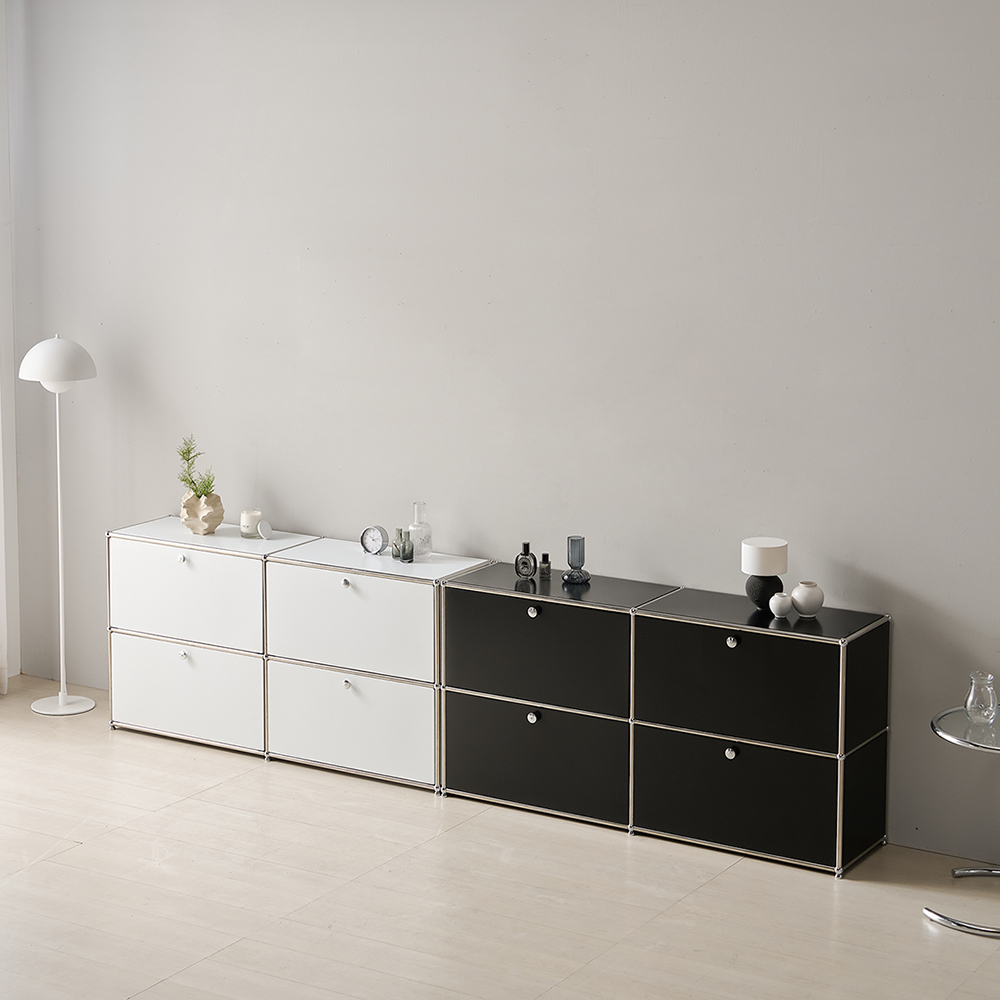 파스코 모듈 2단1510수납장4도어 YJ-P863