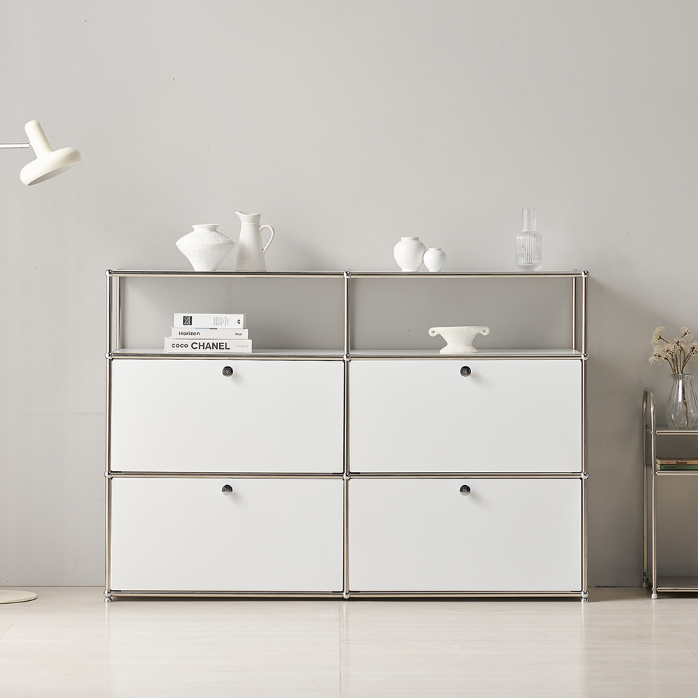 파스코 모듈 3단1510수납장4도어 YJ-P865