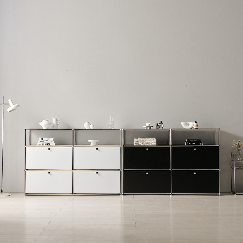 파스코 모듈 3단1510수납장4도어 YJ-P865