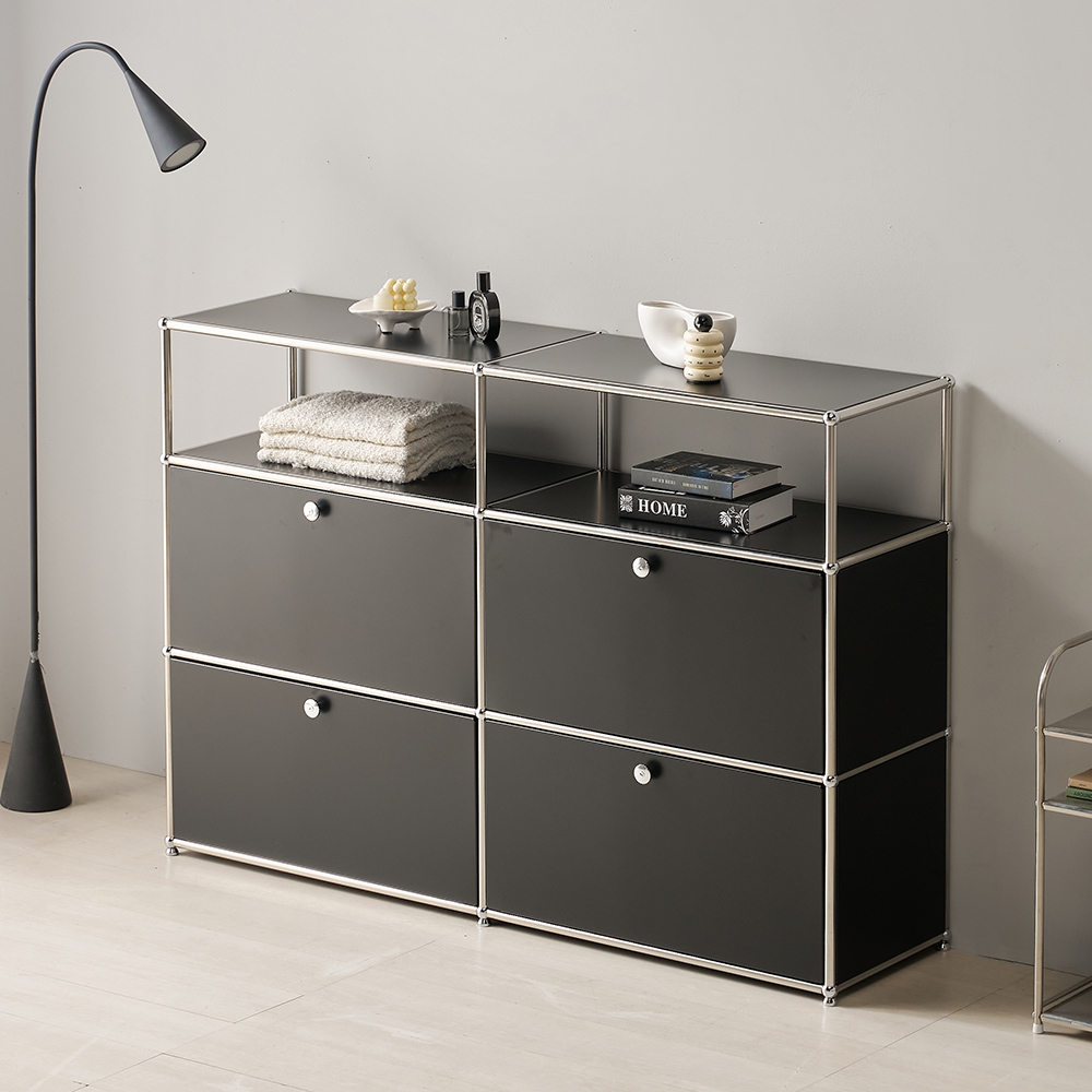 파스코 모듈 3단1510수납장4도어 YJ-P865