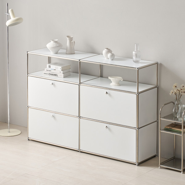 파스코 모듈 3단1510수납장4도어 YJ-P865